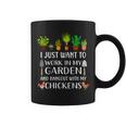 Chicken Lover Gardening For Women Gardener Coffee Mug