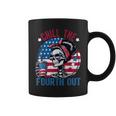 Chill The Fourth Out Skeleton 4Th Of July Patriotic Coffee Mug