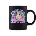 Chlamydia Survivor Cat Sarcastic Y2k Inappropriate Coffee Mug