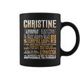 Christine Name Name Birthday Coffee Mug