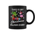 This Is My Christmas Pajama Flamingo Hawaiian Lover Coffee Mug