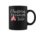 Christmas With My Tribe Family Pajamas Buffalo Plaid Coffee Mug