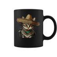 Cinco De Mayo Cat Party Mexican Sombrero Cat Lover Women Coffee Mug