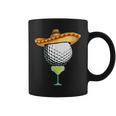 Cinco De Mayo Golf Ball With Sombrero And Margarita Golfer Coffee Mug