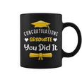 Class Of 2024 Graduate You Did It Congratulations Coffee Mug