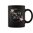 Class Of 2025 Senior 2025 Cute Arrow Flowers For Girls Women Coffee Mug
