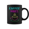 Coffee Vibes Groovy 80'S Eighties Retro Vintage Latte Cafe Coffee Mug