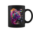 Colorful Rainbow Tiger Graphic Coffee Mug