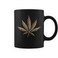 Cool Leopard Print Marijuana Leaf Animal Skin Coffee Mug