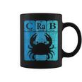 Crab Periodic Table Elements Seafood Crabbing Retro Crabber Coffee Mug