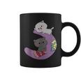 Cute Kawaii Cat Anime Cute Cats On Purple Moon Coffee Mug