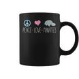 Cute Mana Peace Love Mana Chubby Sea Cow Coffee Mug