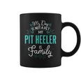 Cute Pit Heeler Family Dog For Men Coffee Mug