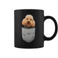 Cute Poodle Pudelhund Caniche Dog Lovers And Pocket Owner Coffee Mug