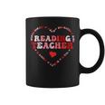 Cute Reading Teacher Valentines Day Heart Coffee Mug