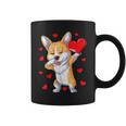 Dabbing Corgi Valentines Day Heart Boys Dog Lovers Love Coffee Mug