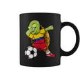 Dabbing Turtle Venezuela Soccer Fans Jersey Flag Football Coffee Mug