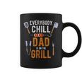 Dad Is On The Grill Bbq Accessories Barbecue Father Smoker Coffee Mug