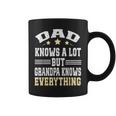 Dad Knows A Lot But Grandpa Know Everything Fathers Day Coffee Mug