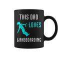 This Dad Loves Wakeboarding Waterski Water Skiing Skier Papa Coffee Mug