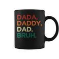 Dada Daddy Dad Bruh Fathers Day Vintage Retro Father Coffee Mug