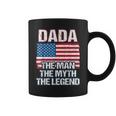 Dada The Man The Myth The Legend Dad Grandpa Fathers Day Coffee Mug