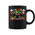 Damen Gamer-Papa Retro-Gamer-Vater-Nostalgiepapa Level Aufsteigen Mit-Ausschnitt Tassen