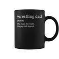 Damen Lustiger Wrestling Papa Definition Mann Mythos Legende Pro Wrestler Mit-Ausschnitt Tassen