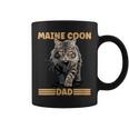 Damen Maine Coon Papa Katzenliebhaber Maine Coon Dad Mit-Ausschnitt Tassen