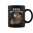 Damen Papa Der Starkeater Familie Bär Papabear Papa Mit-Ausschnitt Tassen