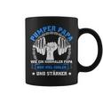 Damen Pumper Papa Bodybuilder Kraftsport Gym Lustiges Bodybuilding Mit-Ausschnitt Tassen