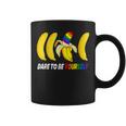 Dare To Be Yourself Bananas Gay Lgbt Pride Coffee Mug