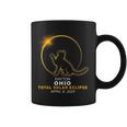 Dayton Ohio Cat Total Solar Eclipse 2024 Coffee Mug