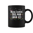Dear Santa The Dog Did It Christmas Pjs Family Matching Coffee Mug