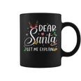 Dear Santa Let Me Explain Christmas Reindeer Family Matching Coffee Mug