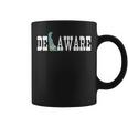 Delaware State And Delaware Flag With Pride For Delaware Coffee Mug