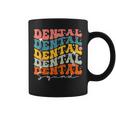 Dental Squad Groovy For National Dentist’S Day 2024 Coffee Mug