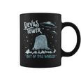 Devils Tower National Monument Out Of This World Ufo Coffee Mug