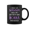 Día De La Madre Y La Abuela Italiana Festa Mamma E Nonna Cuello Taza de café