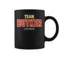 Distressed Team Butker Proud Family Last Name Surname Coffee Mug