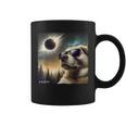 Dog Glasses Taking A Selfie With Solar 2024 Eclipse Coffee Mug