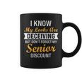 Don't Forget My Senior Discount Old People Coffee Mug