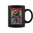 Don't Mess With Papa Bear Vintage Papa Bear Father's Day Coffee Mug