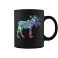 Don't Moose With Me Colorful Boho Moose Wildlife Animal Coffee Mug
