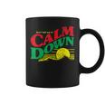 Don't Tell Me To Calm Down Logo Parody Witty Coffee Mug