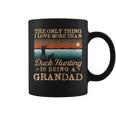 Duck Hunting Grandad Hunter Father's Day Animal Shooting Coffee Mug