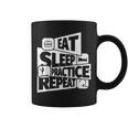 Eat Sleep Balance Beam Repeat Balance Beam Coffee Mug