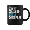 Eat Sleep Fly Repeat Wingsuit Flying Coffee Mug