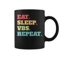 Eat Sleep Vbs Repeat Vacation Bible School Crew Summer Camp Coffee Mug