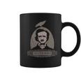 Edgar Allan Poe Cuervo Gótico Nunca Más Oculto Inglés Horror Taza de café